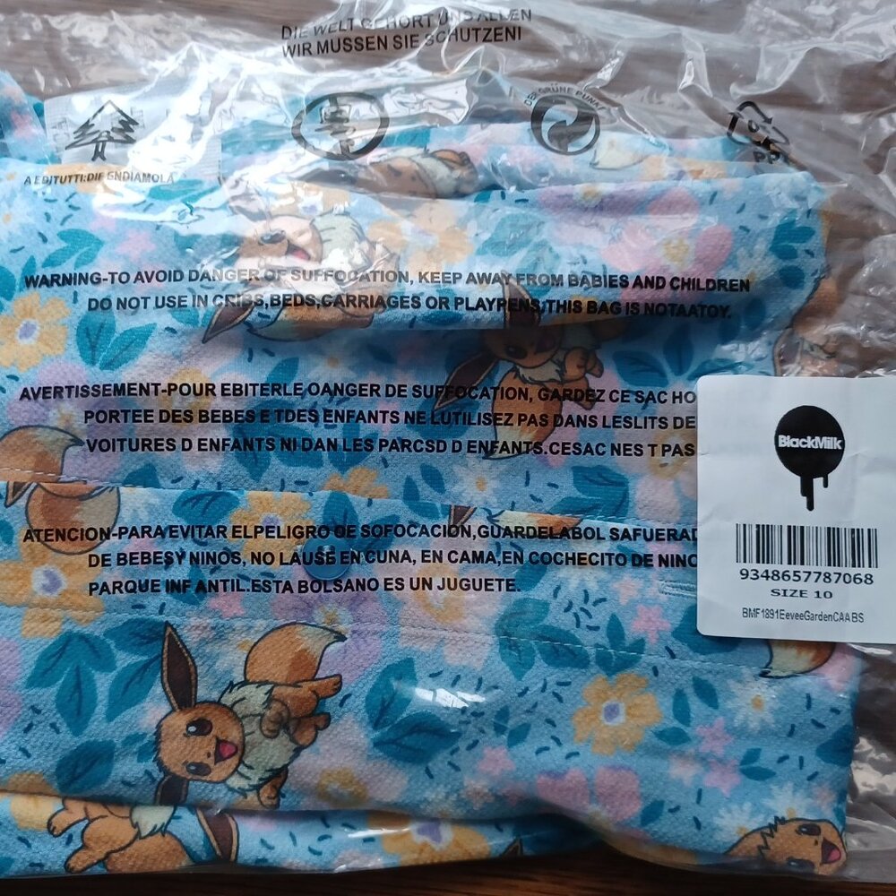 NWT - Eevee Garden Cute As A Button Shirt - BlackMilk - AU 10 - Offers Welcome! - Picture 2 of 3